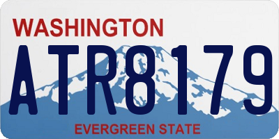 WA license plate ATR8179