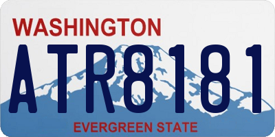 WA license plate ATR8181