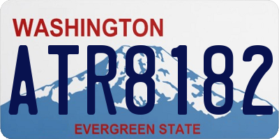 WA license plate ATR8182