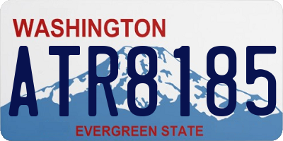 WA license plate ATR8185