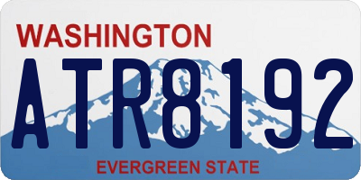WA license plate ATR8192