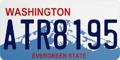 WA license plate ATR8195