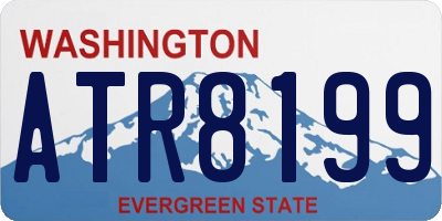 WA license plate ATR8199