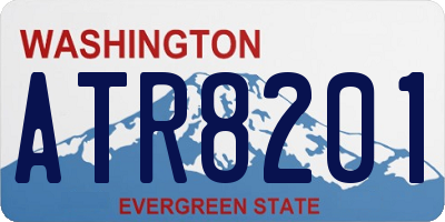 WA license plate ATR8201