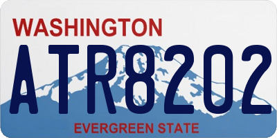 WA license plate ATR8202