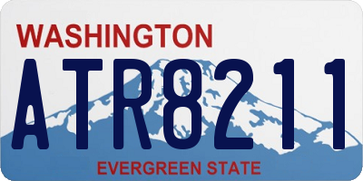 WA license plate ATR8211