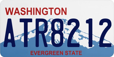 WA license plate ATR8212
