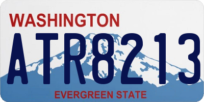 WA license plate ATR8213