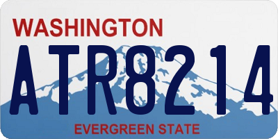 WA license plate ATR8214