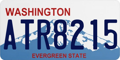 WA license plate ATR8215