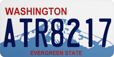 WA license plate ATR8217