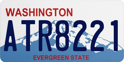 WA license plate ATR8221