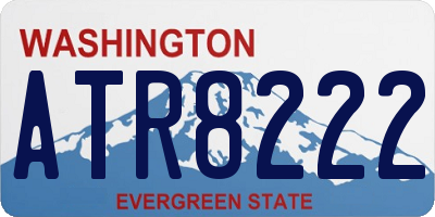 WA license plate ATR8222