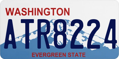WA license plate ATR8224