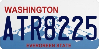 WA license plate ATR8225