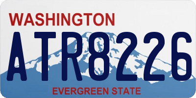 WA license plate ATR8226