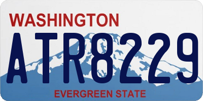 WA license plate ATR8229