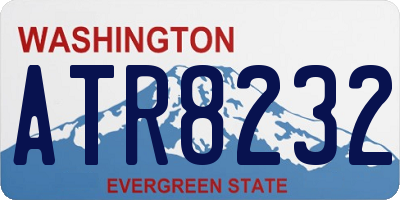 WA license plate ATR8232