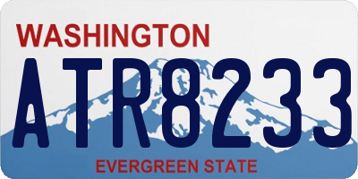 WA license plate ATR8233