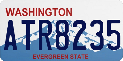 WA license plate ATR8235