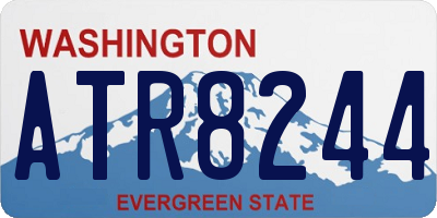 WA license plate ATR8244