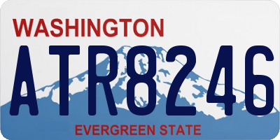 WA license plate ATR8246