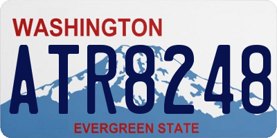 WA license plate ATR8248