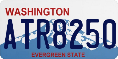 WA license plate ATR8250