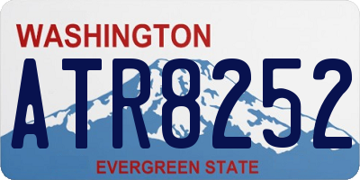 WA license plate ATR8252