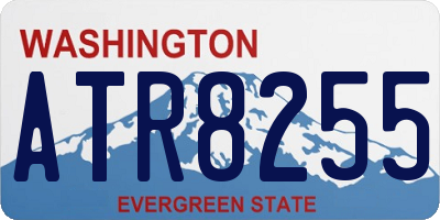 WA license plate ATR8255