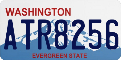 WA license plate ATR8256