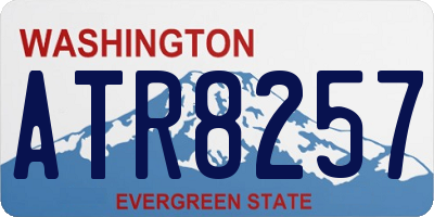 WA license plate ATR8257