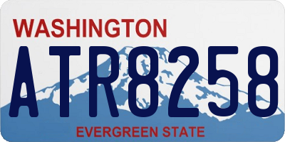 WA license plate ATR8258