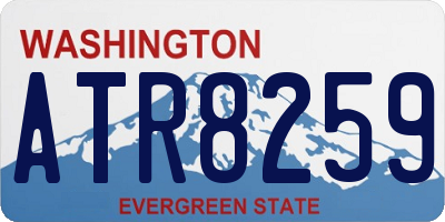 WA license plate ATR8259