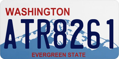 WA license plate ATR8261