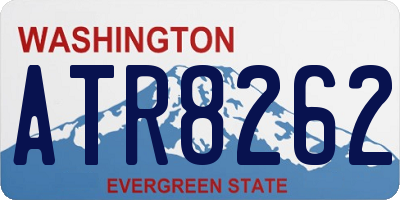 WA license plate ATR8262