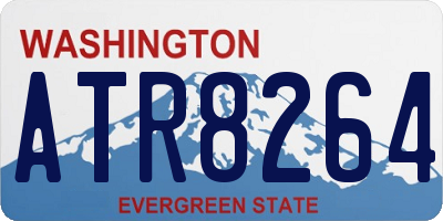 WA license plate ATR8264