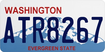 WA license plate ATR8267