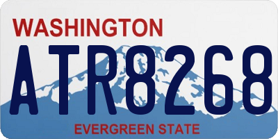 WA license plate ATR8268