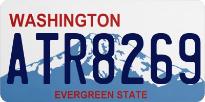WA license plate ATR8269