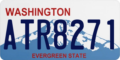 WA license plate ATR8271