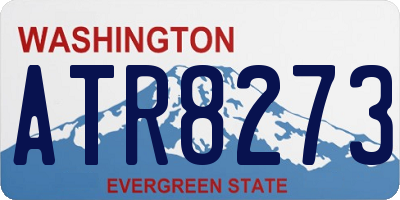 WA license plate ATR8273