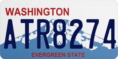 WA license plate ATR8274