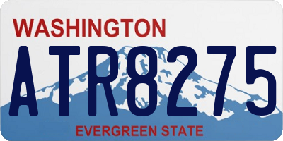 WA license plate ATR8275