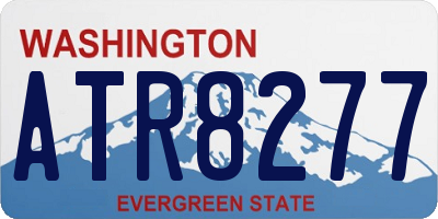 WA license plate ATR8277