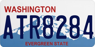 WA license plate ATR8284