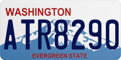 WA license plate ATR8290