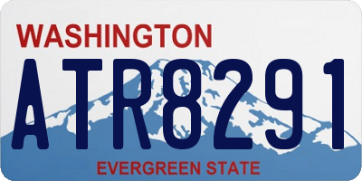 WA license plate ATR8291
