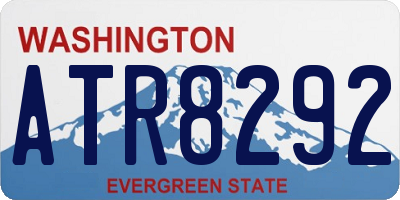WA license plate ATR8292
