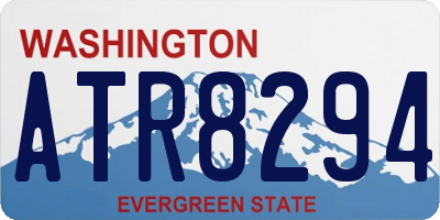 WA license plate ATR8294